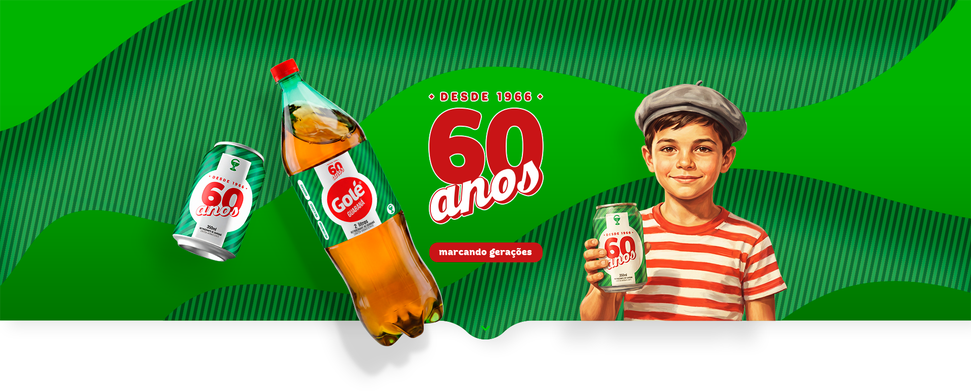 Golé Refrigerantes — 60 anos marcando gerações