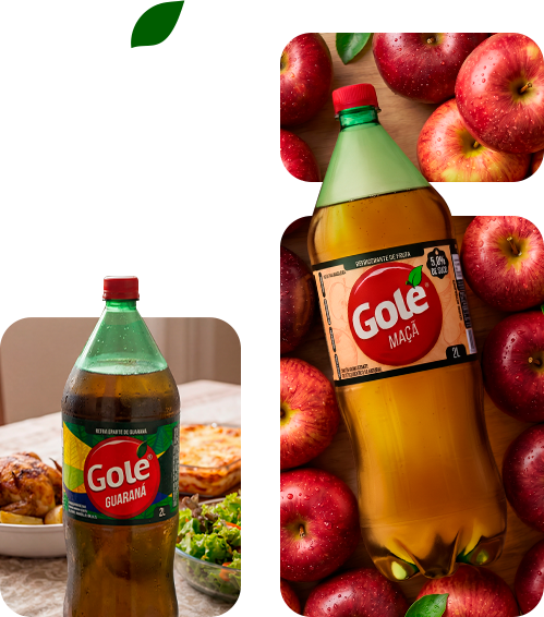 Golé Maçã e Golé Guaraná